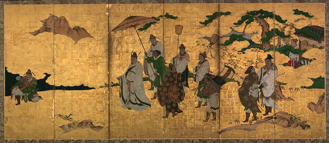 meting of emperor  wen and fisherman lu Shang